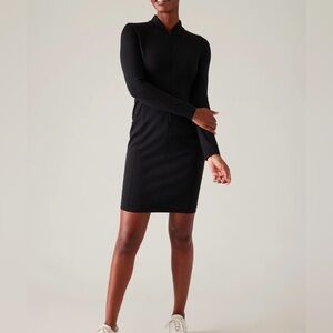 Athleta Delancey Skyline Dress, NWT, Black, M
